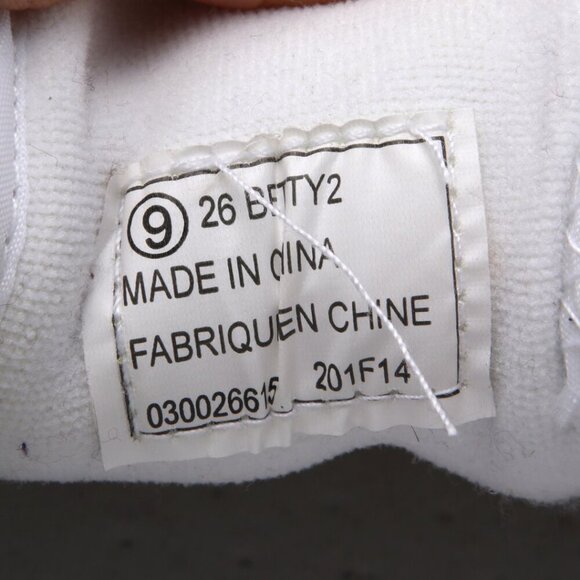 Athletic Works BETTY Sneakers Faux Leather Velcro Straps Running Shoes White - Picture 2 of 9